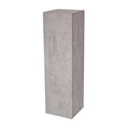 cardboard plinth concrete look