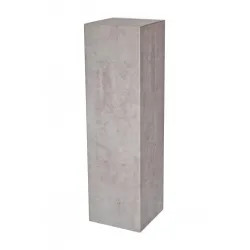 cardboard plinth concrete look