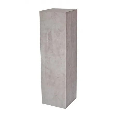 cardboard plinth concrete look