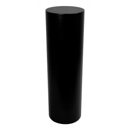 circular plinth, black, 20 x 20 x 100 cm (LxWxH)
