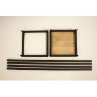 Demountable Black Industrial Steel Plinth