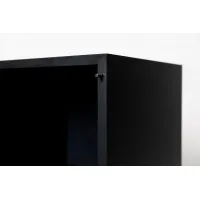 cabinet and storage plinth black high gloss