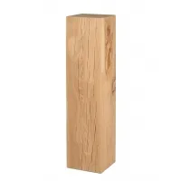 oak wood plinth sanded