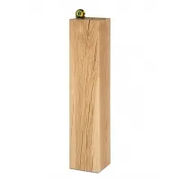 oak wood plinth sanded