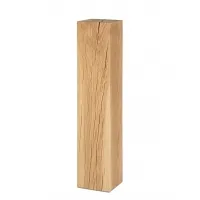 oak wood plinth sanded
