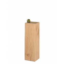 oak wood plinth sanded