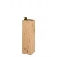 oak wood plinth sanded