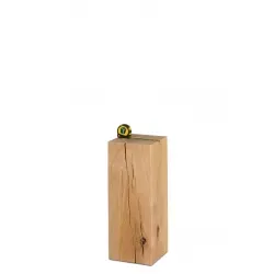 oak wood plinth sanded