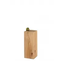 oak wood plinth sanded