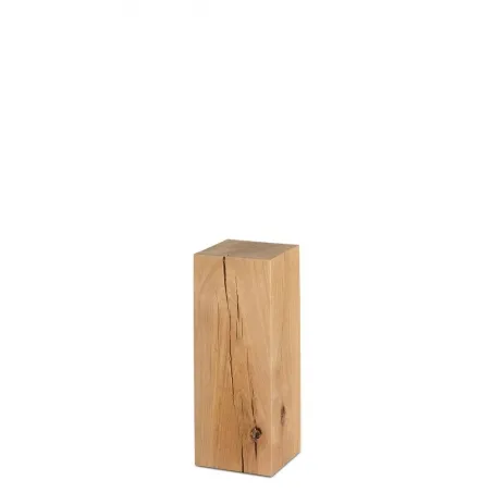 oak wood plinth sanded