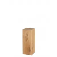 oak wood plinth sanded