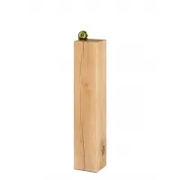 oak wood plinth sanded