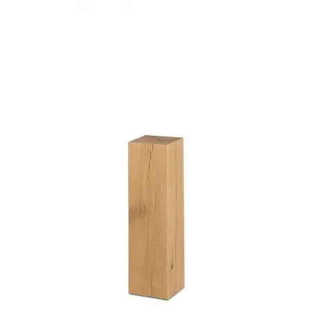 oak wood plinth sanded