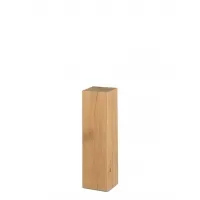 oak wood plinth sanded