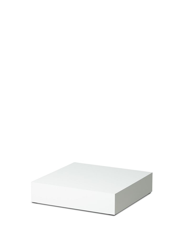 Window display plinth, white